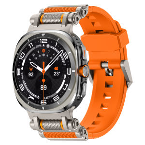Luxury Silicone Band for Samsung Galaxy Watch Ultra 2025 47mm Sport Strap for Galaxy Watch Ultra 47mm No Gaps Wristband Bracelet