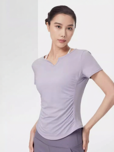 Keep | Yoga Fitness Sports Bra Fast-Dry Short Sleeve T-Shirt