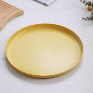 1/4/6PCS Wheat Straw Dinnerware Set Eco-friendly Safety Plates Cups Bowels Home Party Tableware Set Outdoor Camp Candy Colours