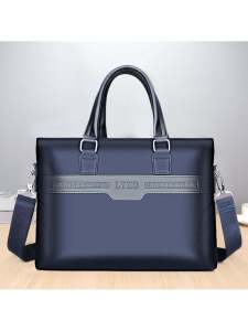 กระเป๋าผ้าใบสำหรับใส่เอกสารแบบสะพายไหล่ข้างเดียวสำหรับผู้ชาย กระเป๋าสะพายข้างสำหรับใส่เอกสารสำหรับใช้ในออฟฟิศ กระเป๋าถือสำหรับใส่เอกสารแบบลำลอง