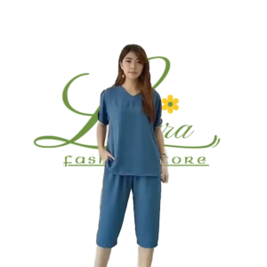 BAJU SETELAN ANDIN POLOS - ONE SET ANDIN - BAJU TIDUR DAN SANTAI - BAJU TIDUR WANITA POLOS - COD