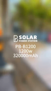 PB SOLAR Portable Power Station 220V-250V 1200W 1204WH 320000mah Outdoor Camping Large capacity Multifunctional Power Ban