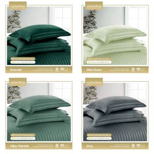 Sarung Bantal Jumbo Salur Microsilk 55x75 Isi 2 pcs