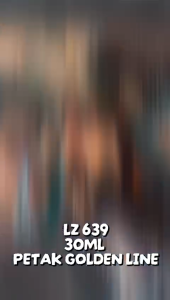 [ 1 PCS ] BOTOL KOSONG MINYAK WANGI 30ML PETAK GOLDEN LINE ( LZ 639 )