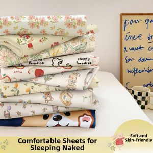 JIFANPAUL | Cartoon Cute Fresh Single Sheet 200cm × 230cm