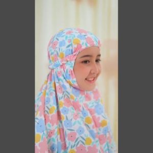 Mukena Anak Rayon Ciara Resleting Dagu