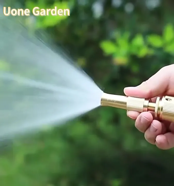 Uone Garden ปืนฉีดน้ำแรงดันสูง หัวฉีดทองเหลือง