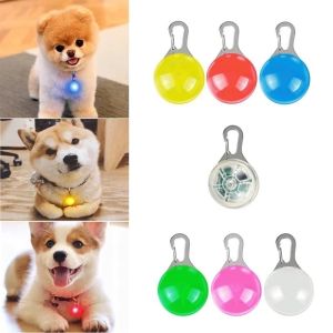Pet Dog Cat LED Pendant Battery Powered Pet Glowing Flashing Anti-lost Collar Light For Puppy Kitten Night Walking
