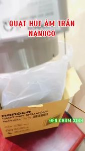 [ Chính hãng ] Quạt hút âm trần chính hãng NANOCO NMV-1523 lắp nhà tắm quán ăn bệnh viên