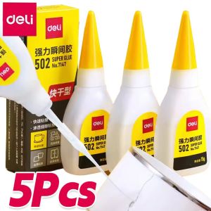 5Pcs 502 Liquid Super Glue / Multipurpose Instant Repairing Adhesive for Rubber Wood & Metal / Universal Strong Liquid Glues