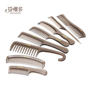 Durable Plastic Comb for Men Portable Non-static Easy to Break Resistant Hair Styling Tool Transparent Design for Students And Barbers