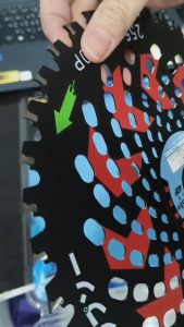 YAMADO ใบมีดตัดหญ้าวงเดือน ขนาด10 นิ้ว X 40 ฟัน (สินค้าจากประเทศญี่ปุ่น)