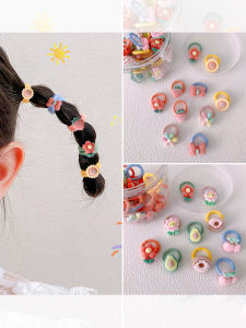 High Elasticity Thumb Hair Ties for Children Baby Girls Hair Accessories Korean Style Fresh out Fashion Jewelry New Arrival