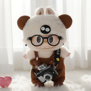 Luxurious Polyester Fiber Labubu Doll Clothes Bean Paste Sweet Thread Third Generation Taffy Sugar Cotton Doll Outfits for Boys And Girls