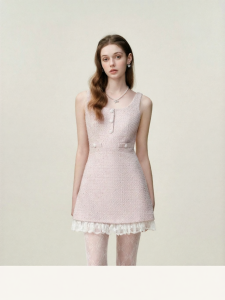 AIVEI | Little Wealthy Girl Style Vest Dress