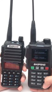 Baofeng UV18 Walkie Talkie Radio 5W Tri-Band Two Way Radio Long Range 20KM LCD 999CH Type-C Fast Charging Multimode Scanning