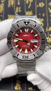 HEIMDALLR Monster Nam Đồng Hồ Cơ Tự Động NH36A Kính Sapphire C3 Dạ Quang Chống Nước 200M Lặn Thể Thao Thép Không Gỉ