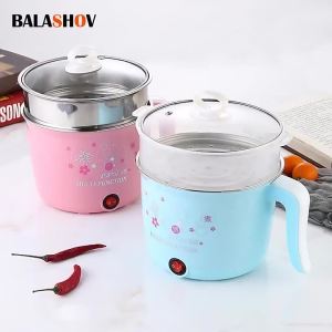 Electric Cooker Home Multifunction Hot Pot 1-2 People Heating Pan Cooking Pot Machine Mini Rice Cooker Kitchen Appliances