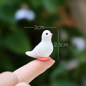 Mediterranean Style Miniature House Eco Bottle Landscape Lighthouse Dove Model Creative Desktop Decoration Resin Craft