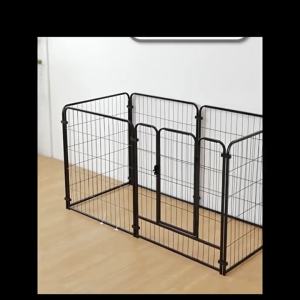 Pet New Land Pet Fence Adjustable 6Pcs Large space DIY Dog cage cat rabbit Fence high quality Dog Kennel