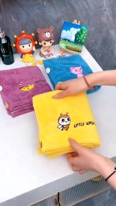 Handuk Keramas Cepat Kering Fashion Wanita Towel Hairtowel Handuk Turban Microbulu Handuk Kancing Kramas Handuk Rambut PIT