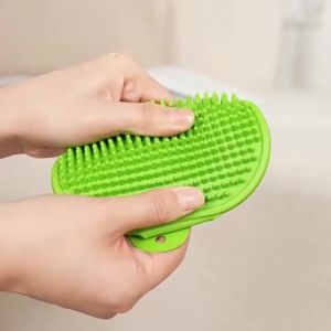 Soft Rubber Dog Brush Comb Cat Bath Brush Rubber Glove Hair Fur Grooming Massage Brush For Dog Cats Pet Bath Supplies
