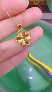 GOLD Plated Necklace Elegant Perfect Collection Daily Fashion Accessories for Women