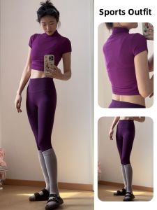 YOYO | Moisture-wicking Form-fitting Naked-feeling High-waisted Booty Lifting Sportswear