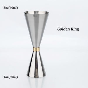 Stainless Steel Double Jigger for Bartending Cocktail Jigger 2oz 1oz Cocktail Measuring Cup Shot Measure Jiggers Bar Accessories