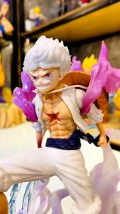[Có LED] - Mô hình Luffy đạp đầu Kaido cao 20cm siêu to. Mô hình OnePiece
