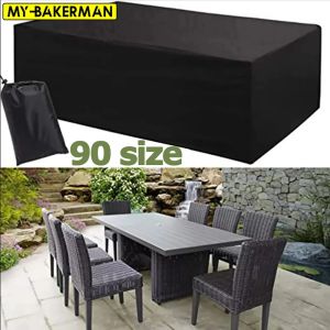90 Sizes Outdoor Patio Garden Furniture Waterproof Covers Rain Snow Chair Covers for Sofa Table Chair Dust Proof Cover
