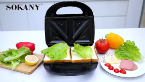 8-in-1 waffle maker sandwich cake maker double-sided heating breakfast machine portable food machine kitchen utensils
