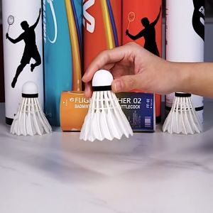 3/6/12Pcs Badminton Shuttlecock Stable Badminton to Play Stable Outdoor Goose Feather Shuttlecock
