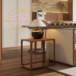 New Chinese Style Solid Wood Sofa Coffee Table Set for Living Room B&B Hotel Artistic Multi-Functional Customizable