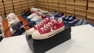 ผ้าใบ CV One Star CX-PRO สีแดง รุ่นใหม่มาแรง ยอดฮิต สำหรับผู้ชายและผู้หญิง