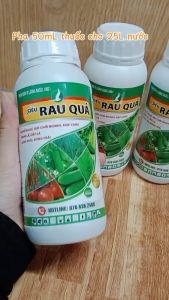 phân bón giúp RAU MÀU XANH MƯỚT TO LÁ TO CỌNG  LỚN NHANH - chai 500ML