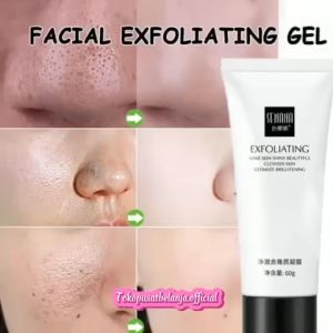 ORI&BPOM AloeVera Exfoliating Gel/Gel Pembersih Wajah Sel Kulit Mati Mengecilkan Pori-Pori Memperbaiki Kontrol Minyak
