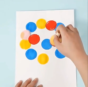 30Pcs Kids Painting Sponge Brush Stamps Set Toddler Foam Paint Brushes Washable DIY Graffiti Drawing Tools Preschool Art Craft Alat Melukis Kanak-kanak 儿童绘画海绵印章30件套DIY早教美术工具