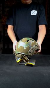 IDOGEAR Tactical FAST Helmet SF Helmet SUPER High Cut FAST PJ Helmet Lightweight Version 2.5mm Thickness Full Protective Version Tactical PJ Helmet Head Protect Gear