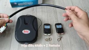 Bộ điều khiển từ xa 2 remote đảo chiều cửa cuốn 888 tần số 433Mhz