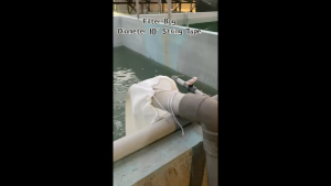 Aquarium Filter Bag Kolam Bag Filter String Type Filter Sock 10"(D) x 31" (L)