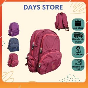 Balo Laptop Vải Kipling Mã KL24 Chất Liệu Vải Dù Trơn Có Ngăn Để Laptop 14 inch Balo Kích Thước 37x28x14cm