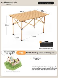 The Primitive | Bàn Dã Ngoại Thiết Kế Cuốn Trứng Di Động