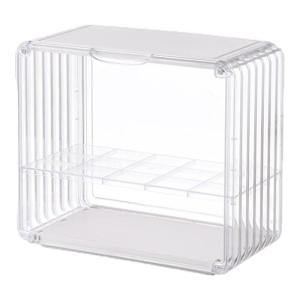 Goto | กล่องเก็บของแบบใสอะครีลิก GOTO สำหรับตุ๊กตาผ้าปัก พลาสติกสำหรับแสดงบนโต๊ะ เค้กเก็บของสำหรับตุ๊กตาผ้าปัก