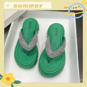 LHFriday  ห้ามพลาด รองเท้าแตะหูหนีบพื้นหนา เข้ากับทุกการแต่งกาย แฟชั่นทันสมัย สําหรับสุภาพสตรี ราคาคุ้มขนาดนี้ห้ามพลาด