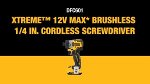 DeWalt DCF601N -KR Sub-Compact Brushless Cordless Screwdriver 12V XR Li-Ion with FREE Double-Ended Screwbit ( Battery and Charger are sold Separately ) ( CRDLSDRL ) ( DWT12V ) ( DWTCDLS ) [GIGATOOLS]