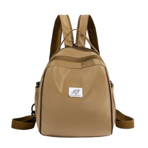 กระเป๋าเป้สะพายหลังแบบนูนขนาดใหญ่สำหรับเดินทาง กระเป๋าสะพายไหล่ซ้ายขวาพร้อมสายคาดหน้าอกแบบอเนกประสงค์ กระเป๋าเดินทางแบบเรียบง่าย