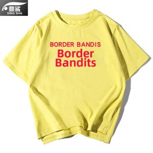DINGSHA | Stylish Trendy Short Sleeve T-Shirt Border Ruffian