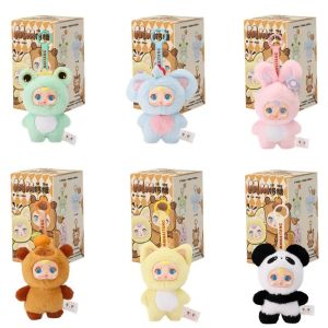 Bandai | New Cute Milk Candy Keychain Mysterious Blind Box Car Key Decoration Backpack Pendant Gift Doll A Birthday Present Blind Box