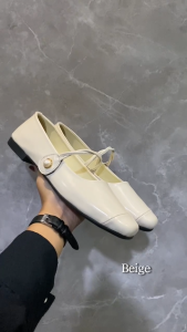 QUINCE Samira Mary Jane Flats Shoes Wanita Sepatu Hitam Balet Women Shoes